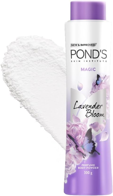 Magic Floral Perfumed Powder With Glow-boosting Vitamin B3 For Women| Crafted With Superfine Minerals For Smooth Texture| Refreshing Long-Lasting Fragrance of Lavendars| 400g