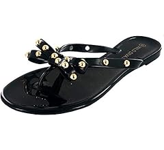 designer jelly flip flops