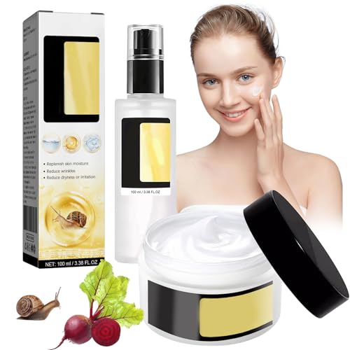 Crema de baba de caracol 2 unidades Snail Mucin Snail Cream Caracol Gel Snail 96 Mucin Power Essence Snail 92 All In One Cream para todos los tipos de piel hombres mujeres