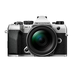 OM SYSTEM OM-5 Mark II SLV w/M.ZUIKO Digital ED 12-45mm F4.0 PRO KIT Compact Light Weight Weather Sealed 4K Video Camera Best for Outdoor Travel