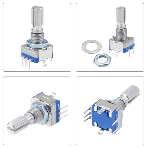 Drehgeber,Drehwinkelgeber,360 Grad Drehgeber,EC11 Digital Potentiometer,Drehgeber Drehwinkelgeber,Drehgeber Rotary Encoder Modul, Rotary Encoder Modul,Rotary Encoder Modul 360 Grad,5PCS