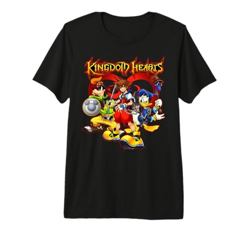 T-shirt Kingdom Hearts Disney imprimé durable qui ne retient pas la transpiration