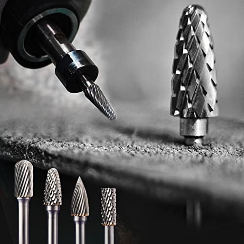 Fresas rotativas de carburo de tungsteno, 3mm, 2 piezas miniatura 5