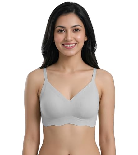 Image of DClub Wireless Bras for Women No Underwire Seamless Push Up Full Coverage Everyday Bra Comfortable Supportive Tshirt Bralette