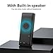 Mp3 Player with FM Radio and Voice Recorder, Ultra Slim Music Player with Video Play Text Reading and Build-in Speaker Support up to 128GB, Music Earphone Included (Black)