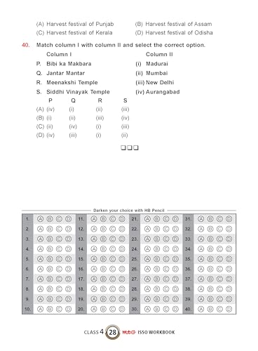 Image of MTG International Social-Studies Olympiad (ISSO) Workbook Class 4 - Chapter-wise MCQs with Achievers Section - SOF Olympiad Books For 2026-27 Exam