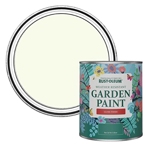 Rust-Oleum Green Mould-Resistant Garden Paint In Gloss Finish - Apple Blossom 750ml