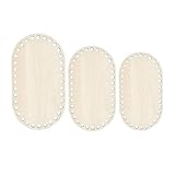 Holzkorbboden, langlebig, DIY-Korbweben mit Löchern, Taschenbodenformer