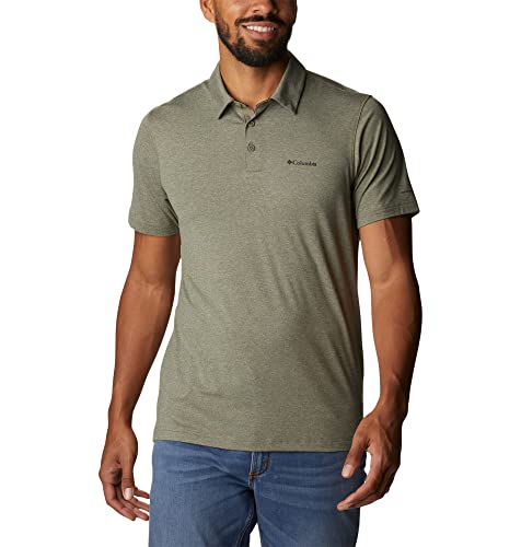 Image of Columbia Men Polyester Omni-Shade Polo Terminal Roamer Stretch Hiking & Trekking Pant