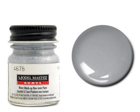 TESTORS Silver Acrylic Plastic Model Paint