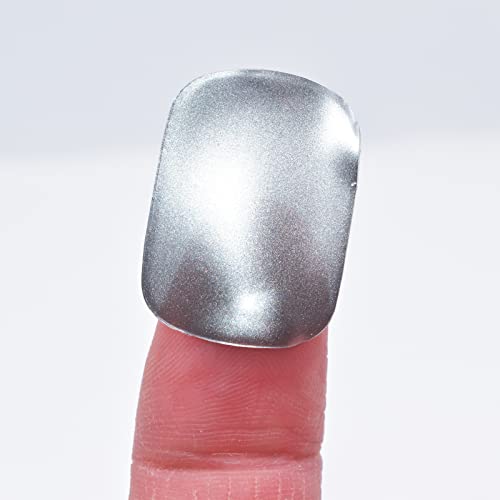 Lifoost Gel Nail Polish Strips Glitter And Solid Color Full Cured Gel Nail Stickers 20 Extra-Long Gel Manicure Strips (Mirror Silver) #TOP5