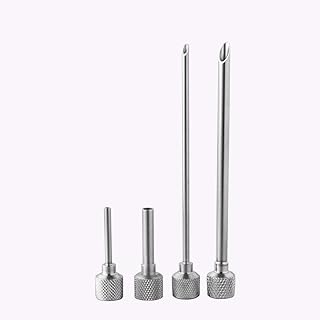 A Variety of Spare Parts and Accessories for Whipped Cream Dispenser - Injector Tips Set of 4-304 Stainless Steel