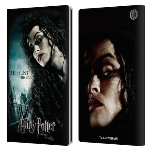 Étui portefeuille Harry Potter pour Fire Max 11 housse protection Bellatrix Lestrange