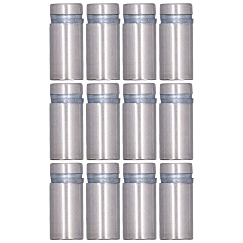 Generic Tornillos de Separación a Prueba de Herrumbre, Accesorios de Montaje de Letreros de Pared de Fácil Instalación para Acrílico de 1/2x1 Pulgada para Vallas Publicitarias de Fotos