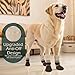EXPAWLORER Anti Slip Dog Socks to Prevent Licking Paws,Dog Shoes for Hot Pavement, Dog Booties for Hardwood Floors, Dog Boots & Paw Protectors with Grippers for Small Medium Large Senior Dogs Khaki XS