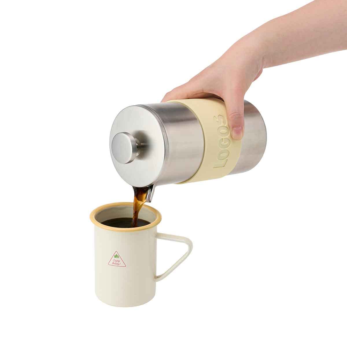 Amazon.co.jp: ロゴス(LOGOS) フレンチプレスコーヒーポット 81210313