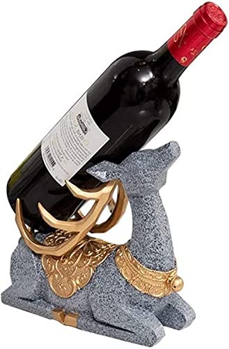 Creative deer wine rack bleu, idée cadeau idéale pour amateur de vin