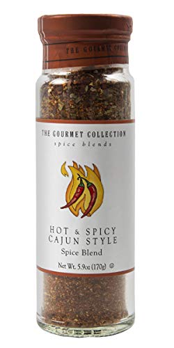 The Gourmet Collection Spice Blend - Hot and Spicy Cajun Style Spice Blend - Cajun Style Seasoning Blend for Pasta, Chicken, Jambalaya: 156 Servings