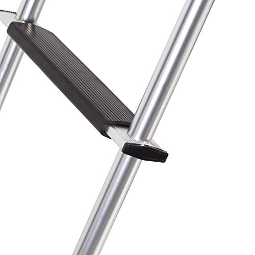 KUAFU 60'' Aluminum Bunk Ladder W/Hook and Rubber Foot Pads