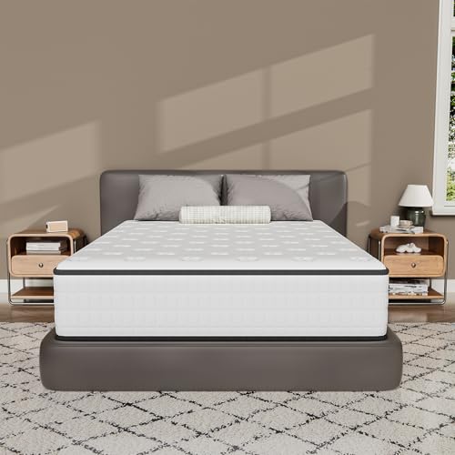 DEWINNER Matelas 160x200,Mousse 30 cm et Mousse A Mémoire Matelas,Parfait Soutien Haute Resilience Ultra Respirante,réversible à Deux Faces entièrement...