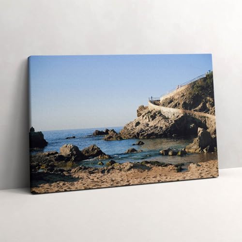 Tableau Costa Brava 60x40cm photo sur toile décorative pour salon