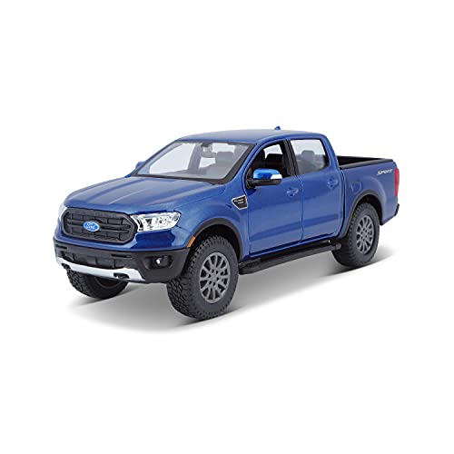 2019 Ford Ranger 1:24 Maisto Azul Miniatura miniatura 1