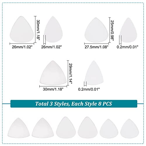 UNICRAFTALE 24pcs Open Design Finger Pick Formes Mixtes en Acier Inoxydable Médiators Triangulaire Plectre Guitar Picks… - Les Beatles, Paul McCartney, John Lennon, RIngo Starr, George Harrison UNICRAFTALE 24pcs Open Design Finger Pick Formes Mixtes en Acier Inoxydable Médiators Triangulaire Plectre Guitar Picks… – Image 6