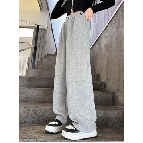 Girls Lightweight Baggy Joggers with Pockets Wide Leg Sweatpants Workout Track Pants Joggers Hip Hop Dance Pants4