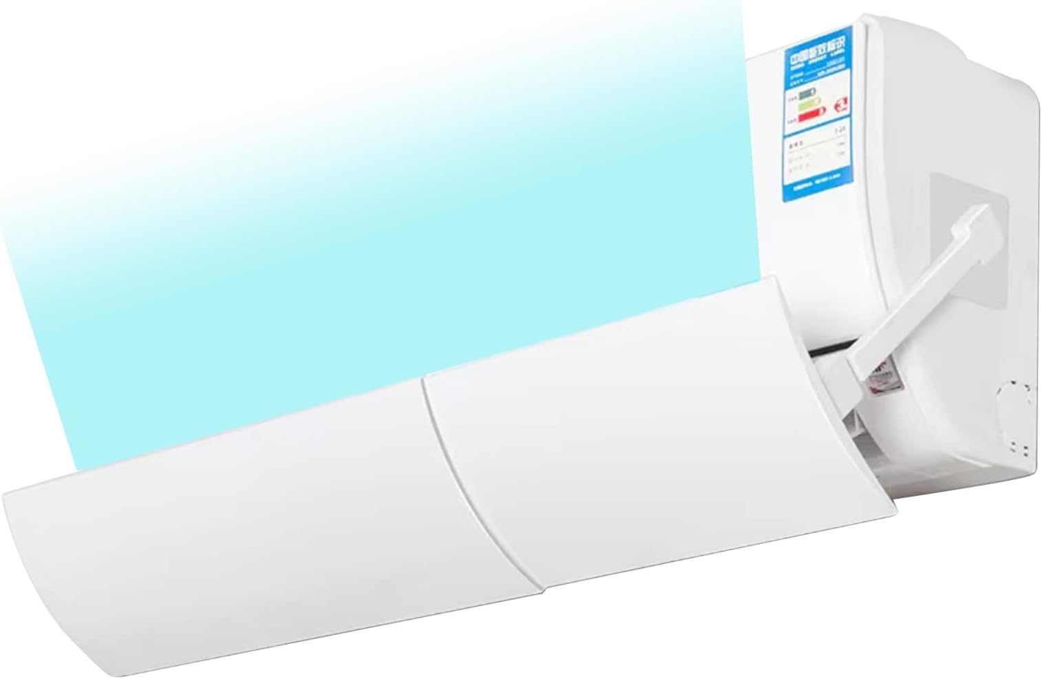 Adjustable Air Conditioner Deflector Wind Direction Telescopic Windshield Air Cooled Baffle for Home