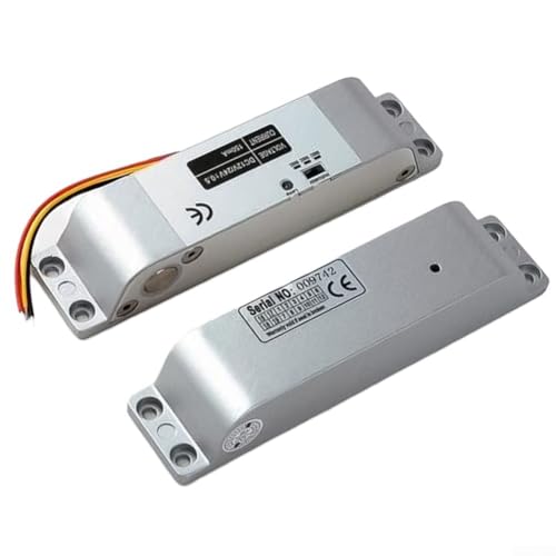 Cerradura eléctrica para puertas de madera y metal con función de retardo ajustable