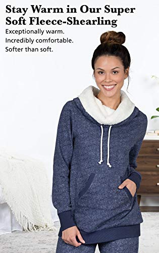 Pajamagram Cozy Womens Pajama Sets - Winter Pajamas For Women, Navy, S, 4-6 #TOP3