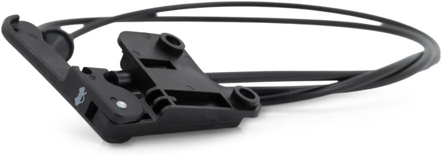 KarParts360 For Chevy Blazer/S10 1994-2001 Hood Release Cable | Black | Plastic/Metal | With Handle | Replacement For 15732159