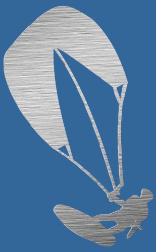 Kitesurf – Juego de 2 Aluminio cepillado nuevo.