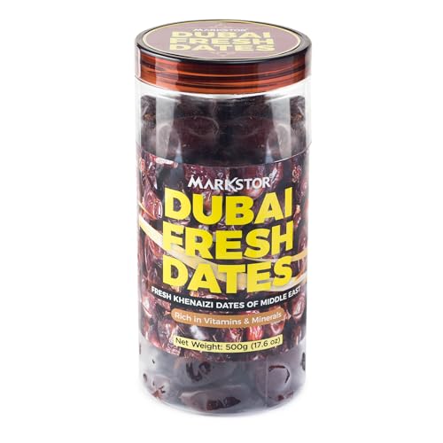 Image of Markstor Dubai Fresh Dates (500g) - Fresh Khenaizi Dates of Middle East