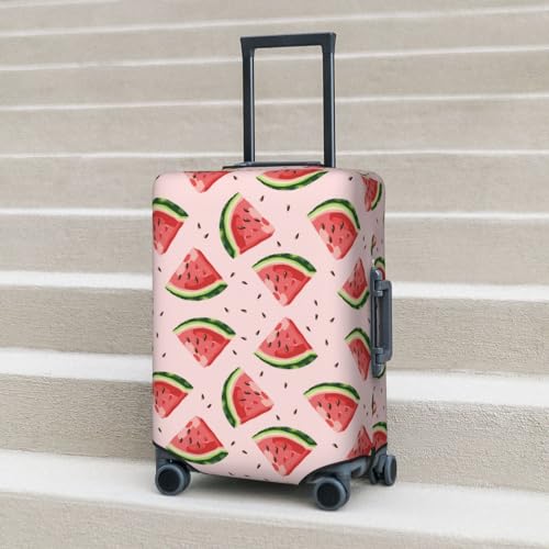 Hand Drawn Watermelon For Travel Luggage Cover Suitcase Protector Fits 18-32 Inch Travel Luggage Protector Elastic Luggage Anti-Scratch Suitcase Cover 6