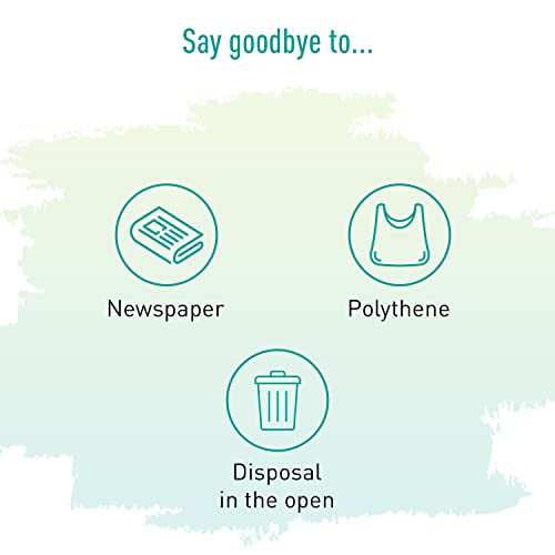 Sirona Sanitary Disposal Bags | 75 Bags | Pad Disposable Bags for Discreet Disposal of Tampons, Condoms, Sanitary Pads, Panty Liner & Personal... - Image 4