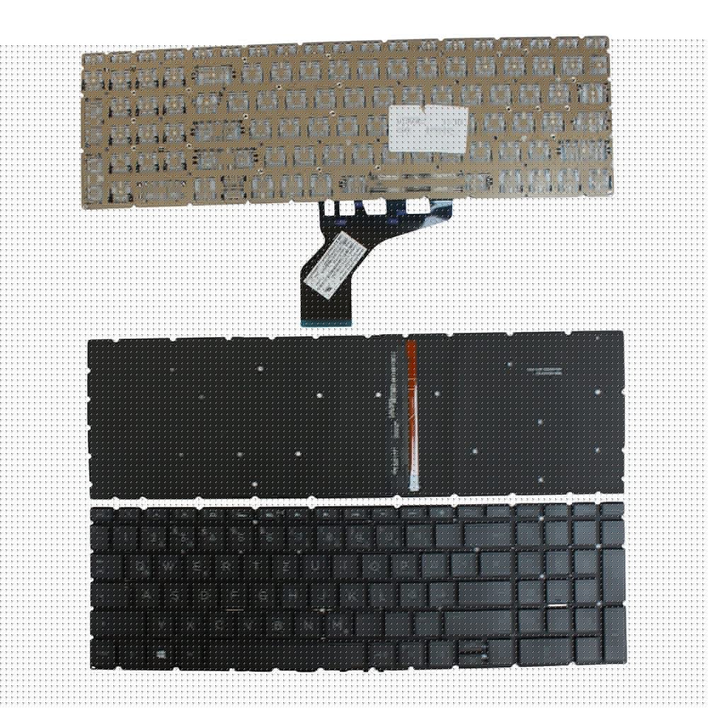 Clavier Allemande Rétro-éclairé pour HP Home 15-da0104nia Noir Remplacement PC - 2