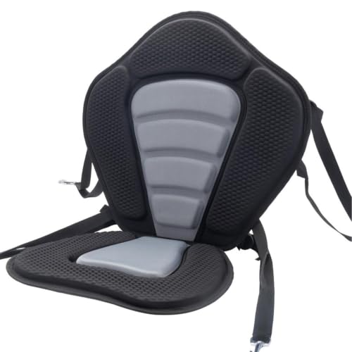 Asiento para kayak con respaldo acolchado de espuma EVA ajustable para travesías largas