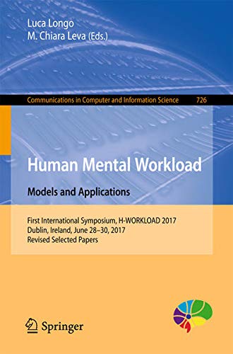 Buy Human Mental Workload: Models and Applications — BookShops.in