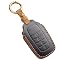 EASYANT Leather Key Fob Cover For Toyota Tundra/Sequoia/Sienna (2021-2024) - Handmade Crazy Horse Leather