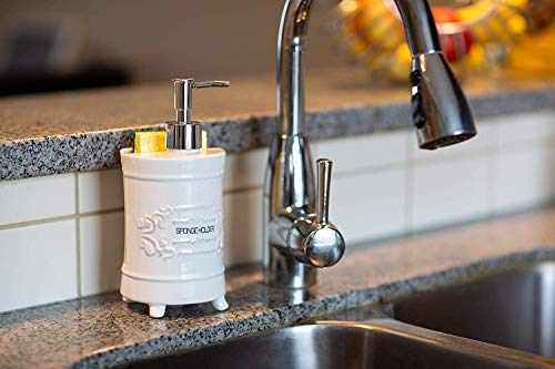 image for Comfify French Design Kitchen Soap Dispenser & Sponge Holder - Vanity 