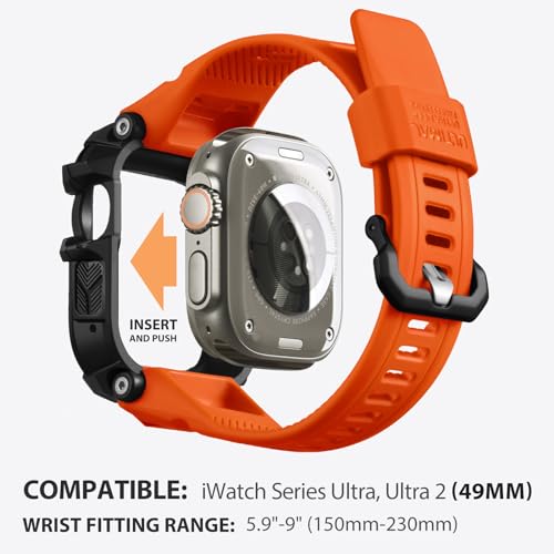 ULTIMAL Case with Band Compatible with Apple Watch Straps Ultra 3/ Ultra 2/ Ultra 49mm - Image 2