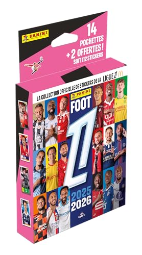 Panini Foot 2025-26 Ligue 1 McDonald's Blister 14 buste + 2 in omaggio