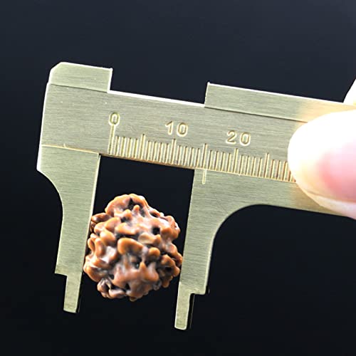 Calibrador deslizante de latón 100mm miniatura 2