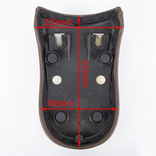 Housse de coussin passager pour moto R18 accessoire selle - 6