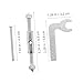Tofficu 21pcs Electrical Box Repair Tool Fixing Rods Screws for Wall Sockets Construction for Electrical Repairs Homes Offices