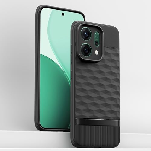 Image of Outlouders Back Cover for Oppo Reno 14 5G | Full Camera Protection | TPU Soft Flexible Shockproof Bumper Case (Black)