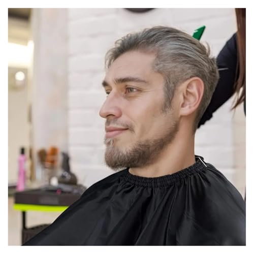 Capa de peluquería negra para adultos unisex miniatura 2