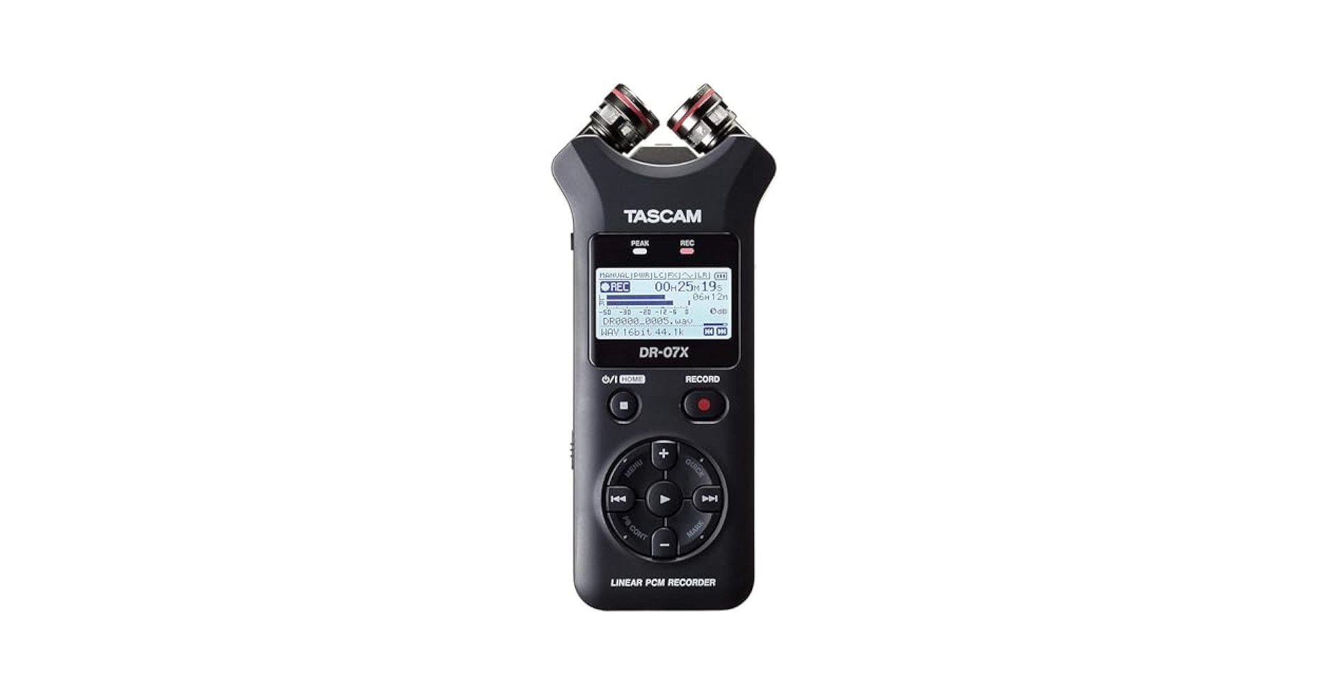 Amazon.com: Tascam DR-07X Stereo Handheld Digital Audio