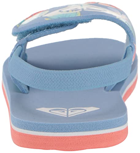 Image of Roxy Girl's TW Finn Sling Back Flip Flop Sandal Sandal, NAVY DREAM, 7 M M US Toddler